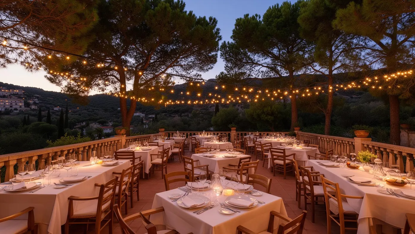Terraza nocturna